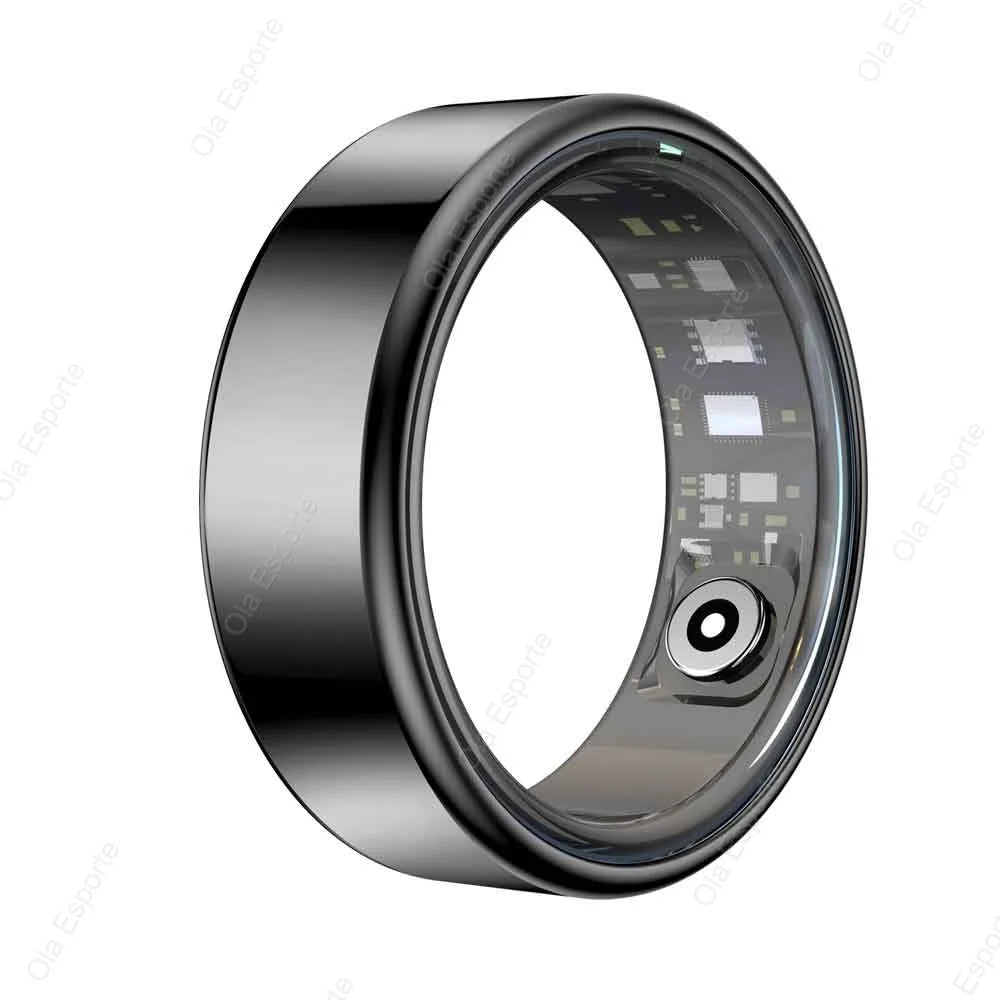 2025 Smart Ring – Titanium Health & Fitness Tracker