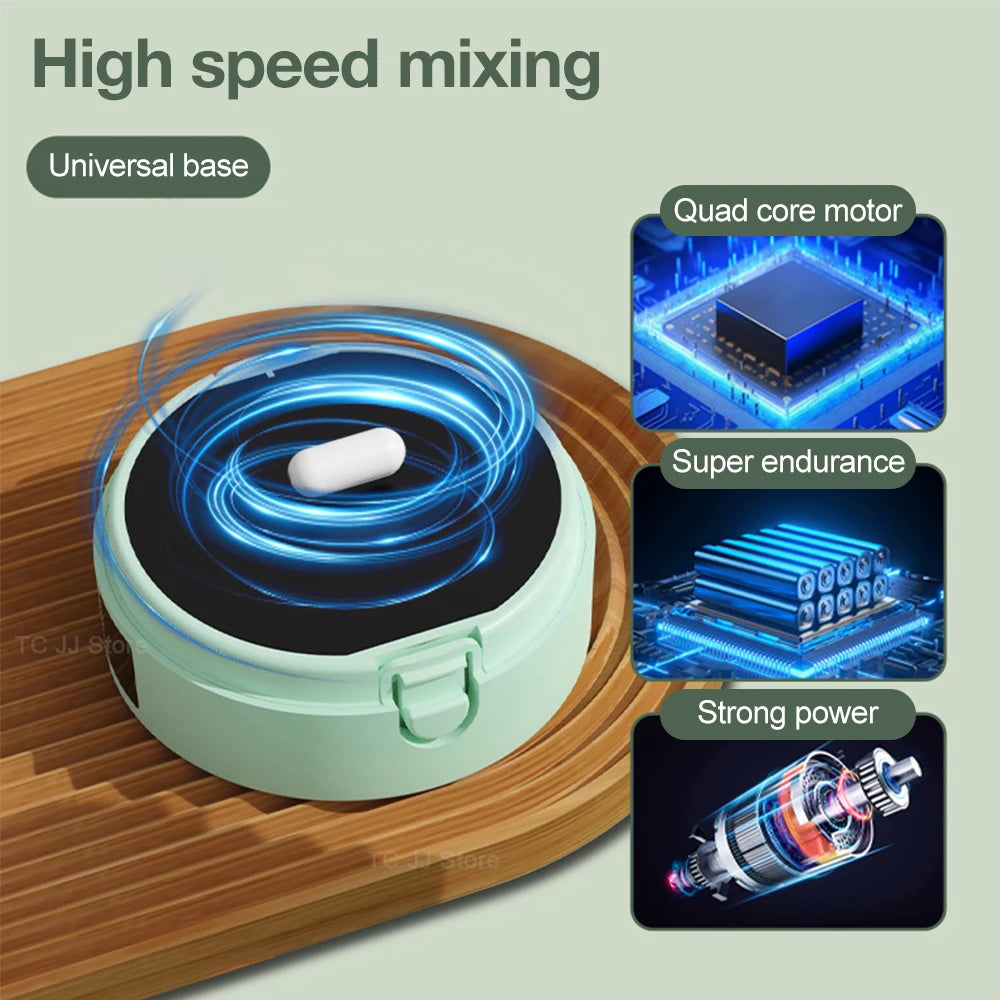 Automatic Magnetic Self-Stirring Mug – USB Rechargeable Stainless Steel Coffee Cup