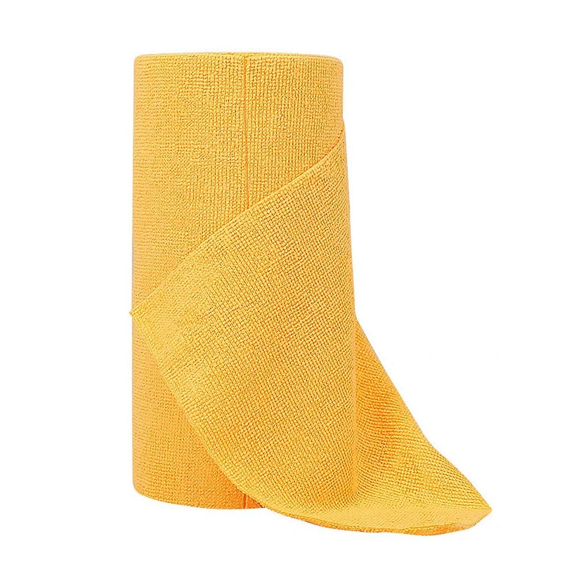 Reusable Microfiber Cleaning Towel Roll – 50-Sheet Eco-Friendly