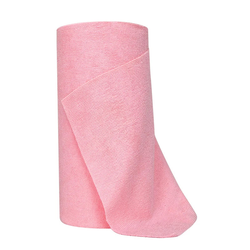 Reusable Microfiber Cleaning Towel Roll – 50-Sheet Eco-Friendly
