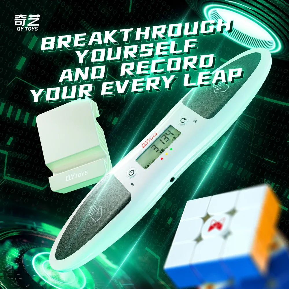 Smart Timer Cube – Speed Puzzle Timer for Educational & Competitive Cubing