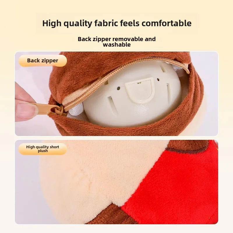 Interactive Plush Jumping Ball – USB Rechargeable Dog Toy