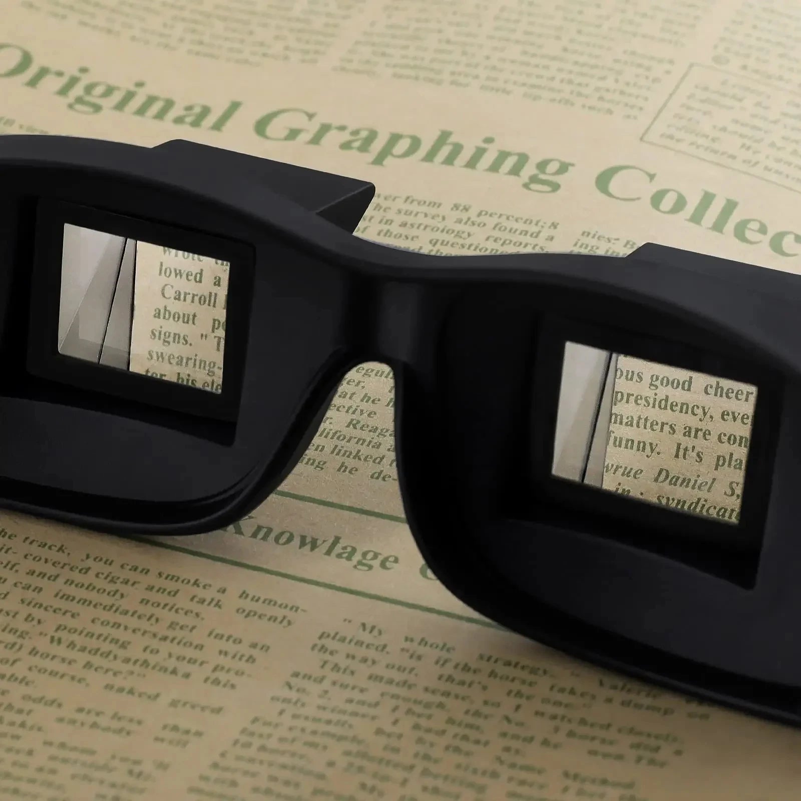 Lazy Periscope Reading Glasses – Horizontal Prism Glasses for Reading or Watching in Bed