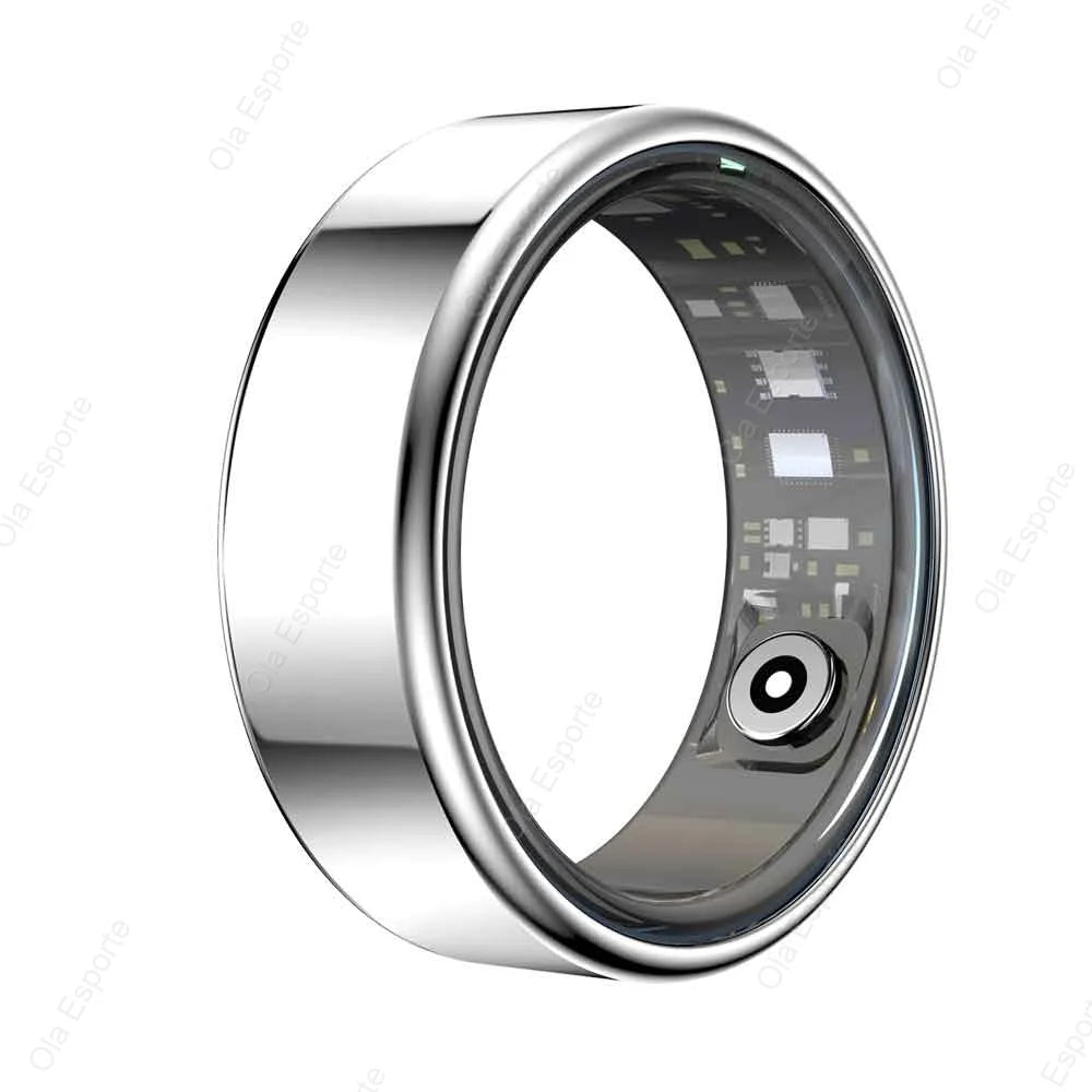 2025 Smart Ring – Titanium Health & Fitness Tracker