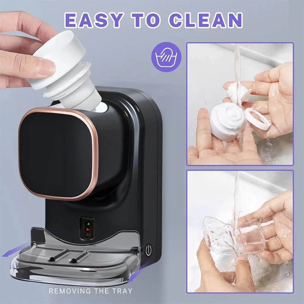 Wall-Mounted Automatic Toothpaste Dispenser – Touchless USB Rechargeable