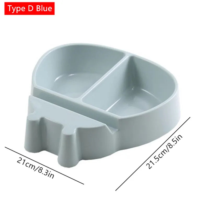 Modern Double-Layer Snack Bowl with Phone Holder – Lazy Fruit & Snack Dish for Living Room