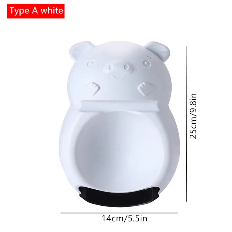 Modern Double-Layer Snack Bowl with Phone Holder – Lazy Fruit & Snack Dish for Living Room