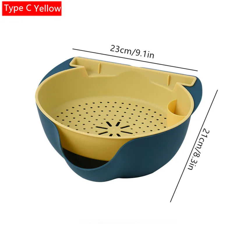 Modern Double-Layer Snack Bowl with Phone Holder – Lazy Fruit & Snack Dish for Living Room