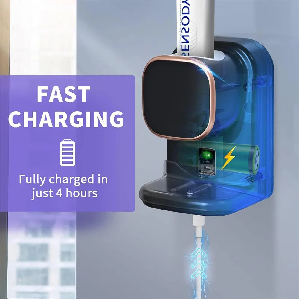 Wall-Mounted Automatic Toothpaste Dispenser – Touchless USB Rechargeable