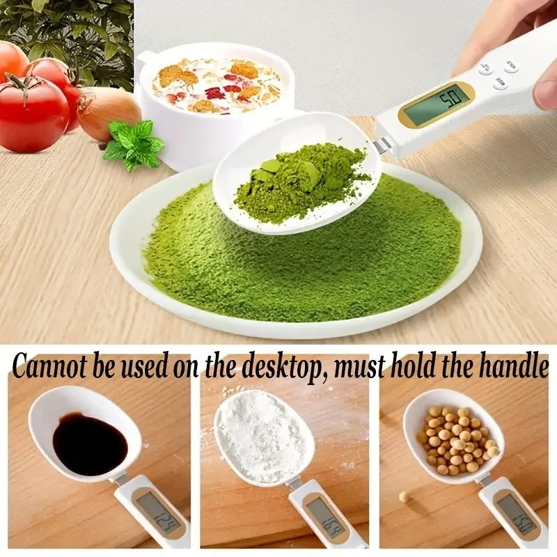 Digital Spoon Kitchen Scale – 500g/0.1g Precision LCD Measuring Tool