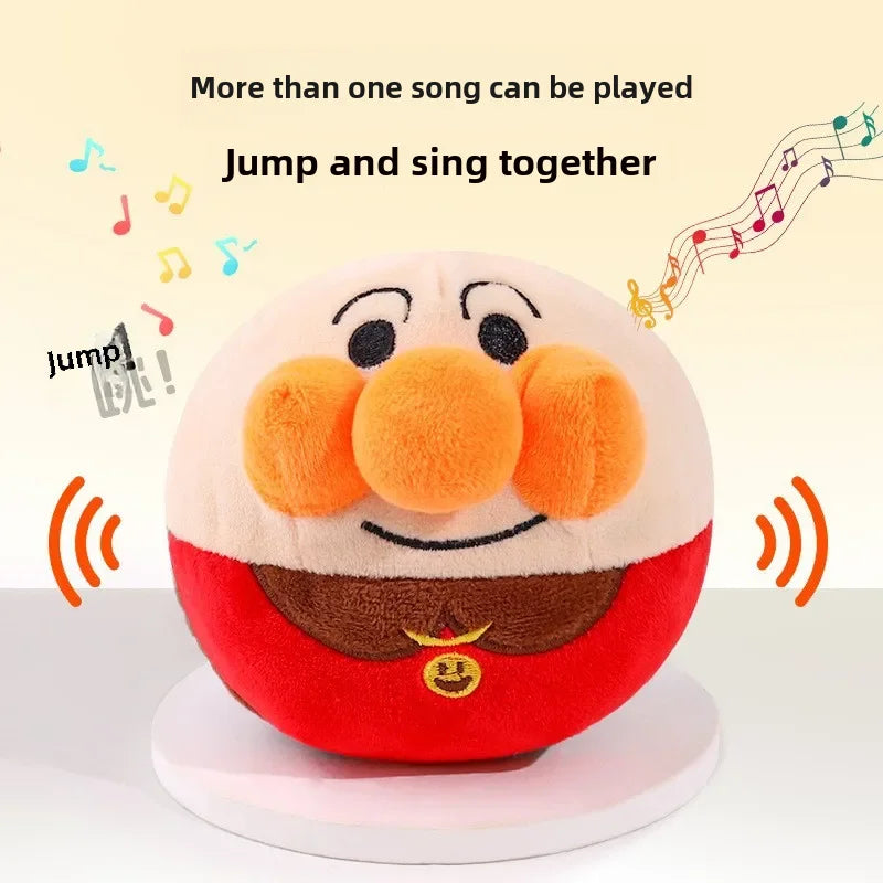 Interactive Plush Jumping Ball – USB Rechargeable Dog Toy