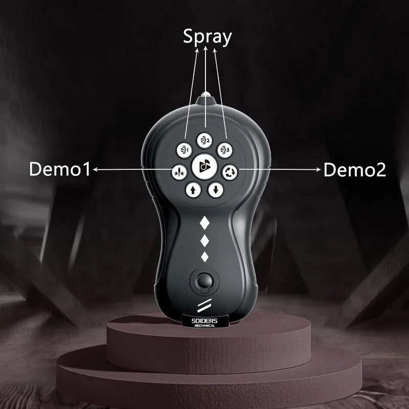 RC Spider Robot Toy – Remote-Controlled Spider with Mist Spray, Lights & Music