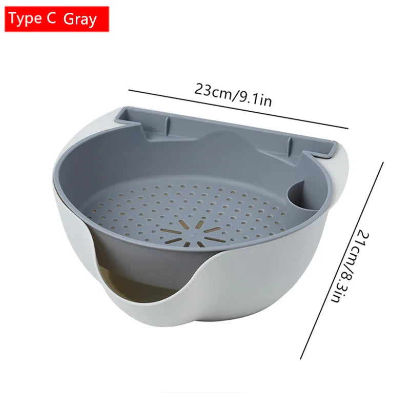 Modern Double-Layer Snack Bowl with Phone Holder – Lazy Fruit & Snack Dish for Living Room